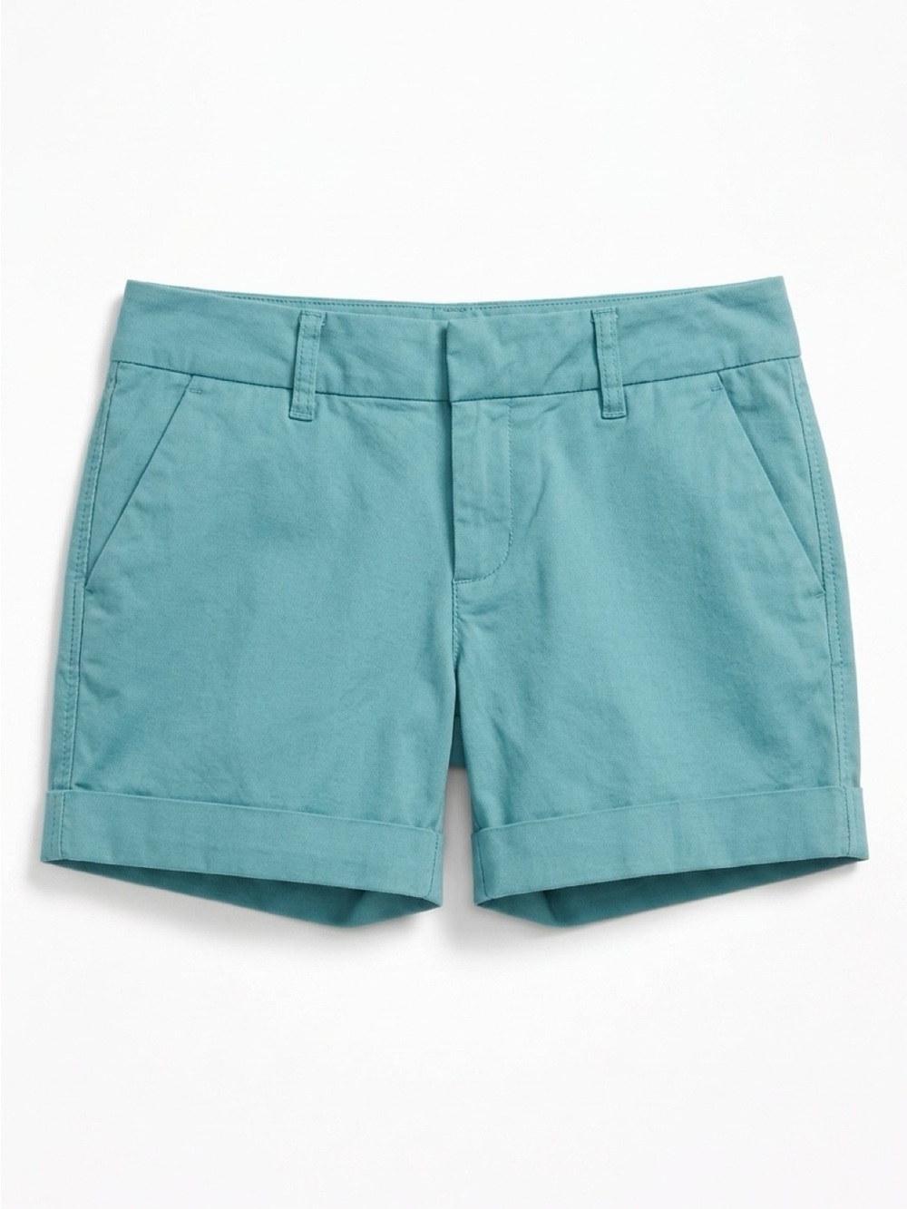 Dear John Teal Casual High-Waist Shorts THE BEST SHORTS EVER!!! Sz 12 fit like10 - Picture 7 of 7